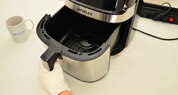 Sifuplex Heissluftfritteuse AFS70 6,5 Liter im Test - Einfache Reinigung und Wartung