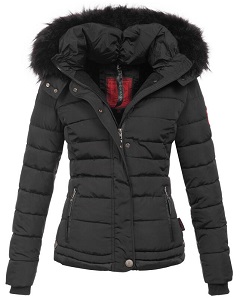 Verschiedene Testkriterien in einem Winterjacke für Damen Test
