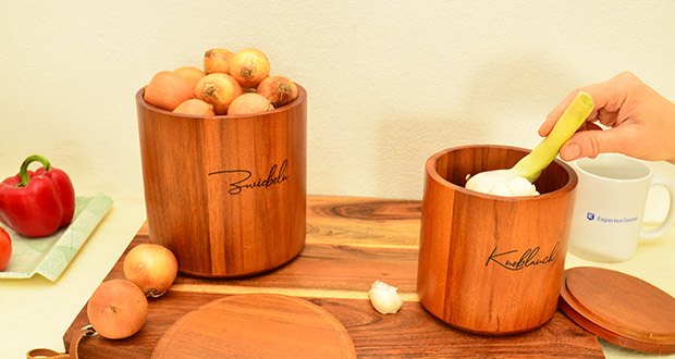 HOMEWOOD Zwiebel- & Knoblauch Aufbewahrung im Test - Verlängert Frische von Gemüse
