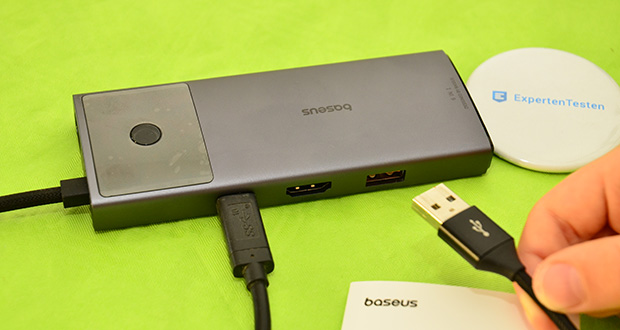 Baseus 6-in-1 USB-C Docking Station im Test - Erleichtert großvolumige Datenübertragungen