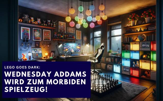 LEGO Goes Dark: Wednesday Addams wird zum morbiden Spielzeug! Sie werden Ihren Augen nicht trauen!