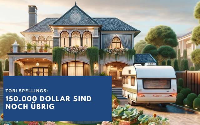 Tori Spellings: 150.000 Dollar sind noch übrig