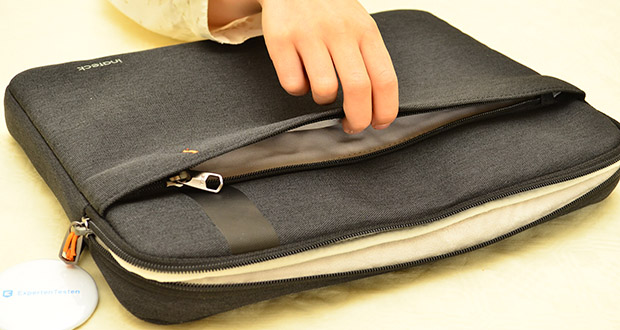 Inateck Laptoptasche 13 Zoll LB01011-13S Schwarz im Test - Zusätzliches Fach für iPad Mini