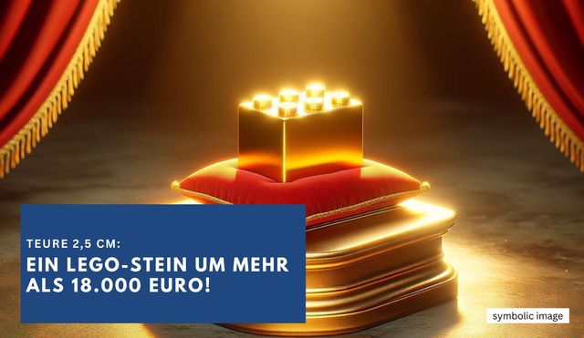 Teure 2,5 cm Ein Lego-Stein um mehr als 18.000 Euro!