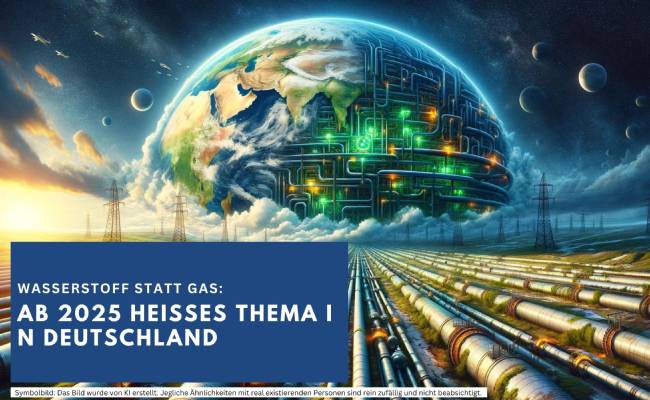 Wasserstoff statt Gas: Ab 2025 heißes Thema in Deutschland
