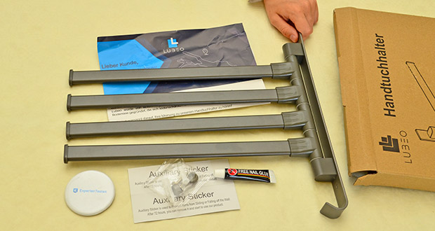 LUBEO Handtuchhalter Schwenkbar im Test - Rostfreie Aluminiumlegierung für Langlebigkeit