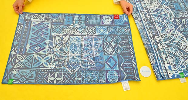 Divasya Yoga-Handtuch Set im Test - Schönes Design trifft auf Funktionalität
