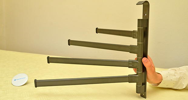 LUBEO Handtuchhalter Schwenkbar im Test - Vier 180° schwenkbare Arme für Flexibilität