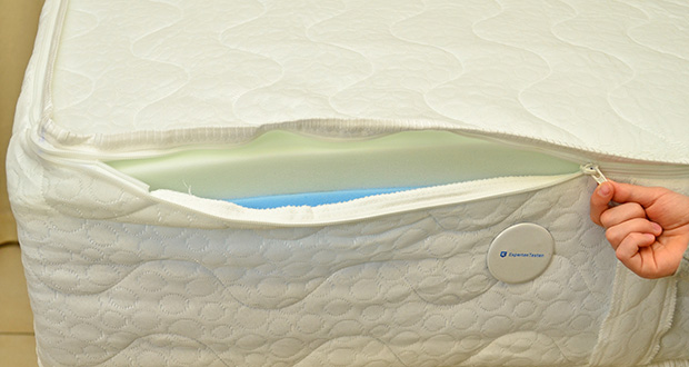 Verapur Ortho Plus Taschenfederkernmatratze 90x200cm im Test - Abnehmbarer Bezug mit 4-seitigem Reißverschluss