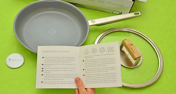 GreenKitchen ZEN-Pan Pfanne 28cm im Test - Hohe Temperaturresistenz; Backofengeeignet
