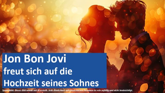 17.04. GER-MSN-ET Jon Bon Jovi freut sich auf die Hochzeit seines Sohnes