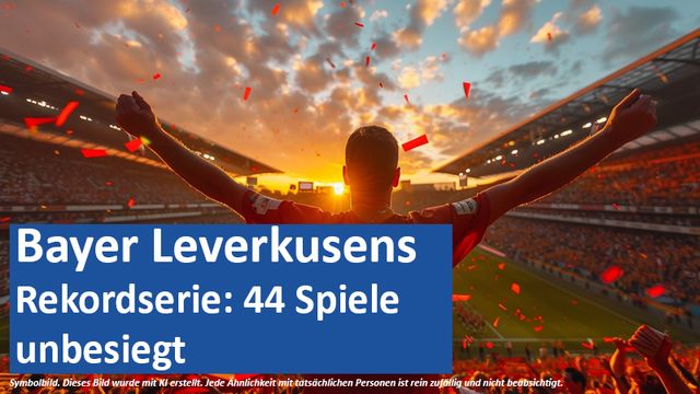 19.04. GER-MSN-ET Bayer Leverkusens Rekordserie 44 Spiele unbesiegt