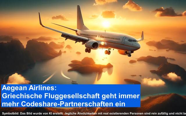 Aegean Airlines: Griechische Fluggesellschaft geht immer mehr Codeshare-Partnerschaften ein