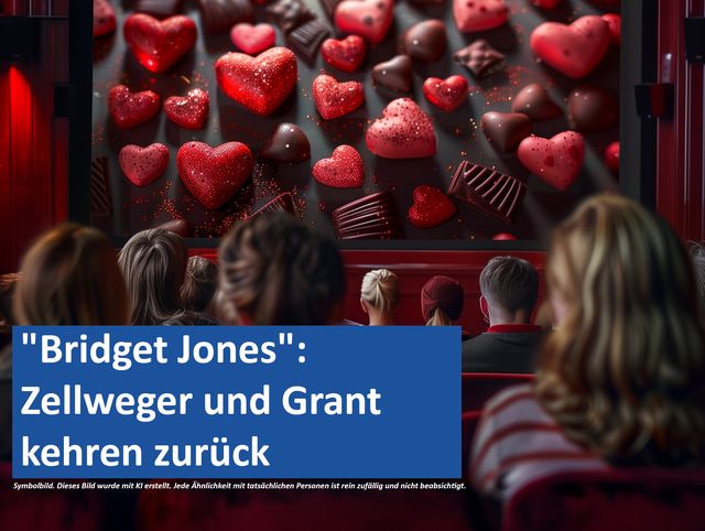 Bridget Jones Zellweger und Grant kehren zurück