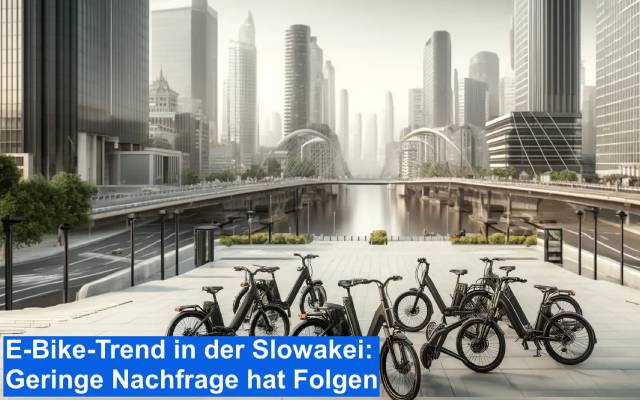 E-Bike-Trend in der Slowakei: Geringe Nachfrage hat Folgen