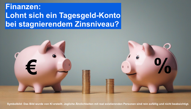 Finanzen Lohnt sich ein Tagesgeld-Konto bei stagnierendem Zinsniveau