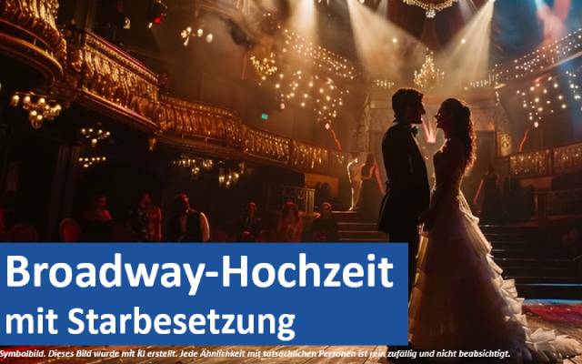 Broadway-Hochzeit mit Starbesetzung