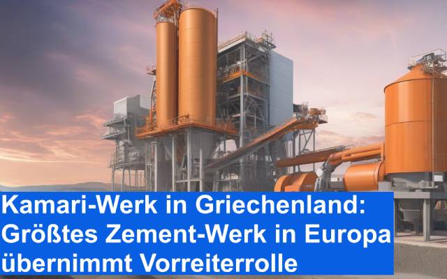Kamari-Werk in Griechenland: Größtes Zement-Werk in Europa übernimmt Vorreiterrolle