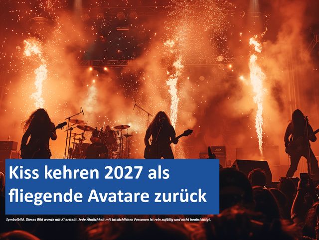 Kiss kehren 2027 als fliegende Avatare zurück