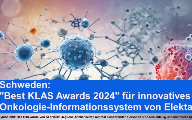 Schweden: "Best KLAS Awards 2024" für innovatives Onkologie-Informationssystem von Elekta