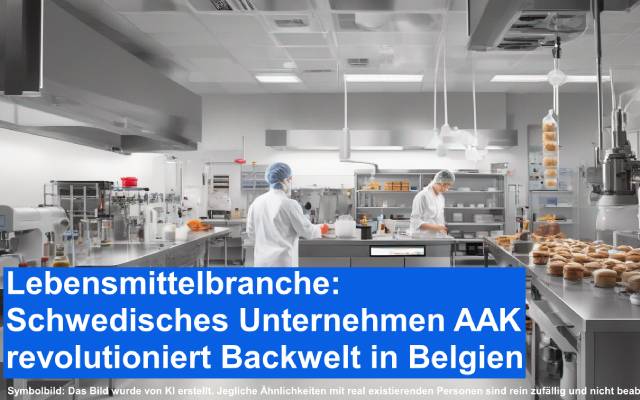 Lebensmittelbranche: Schwedisches Unternehmen AAK revolutioniert Backwelt in Belgien