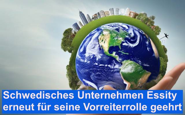 Schwedisches Unternehmen Essity erneut für seine Vorreiterrolle geehrt