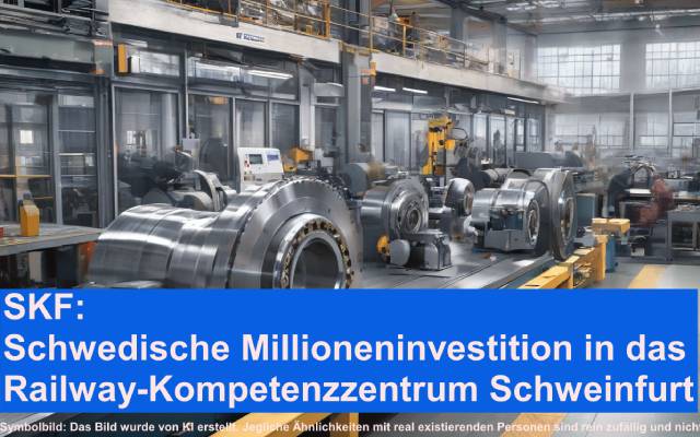 SKF Schwedische Millioneninvestition in das Railway-Kompetenzzentrum Schweinfurt