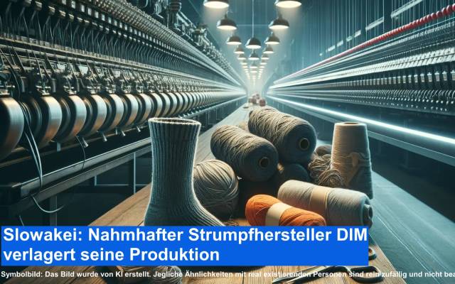 Slowakei: Namhafter Strumpfhersteller DIM verlagert seine Produktion