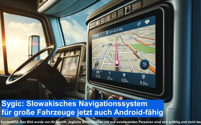 Sygic: Slowakisches Navigationssystem für große Fahrzeuge jetzt auch Android-fähig