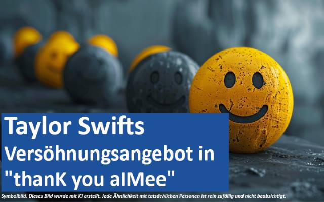 Taylor Swifts Versöhnungsangebot in "thanK you aIMee"