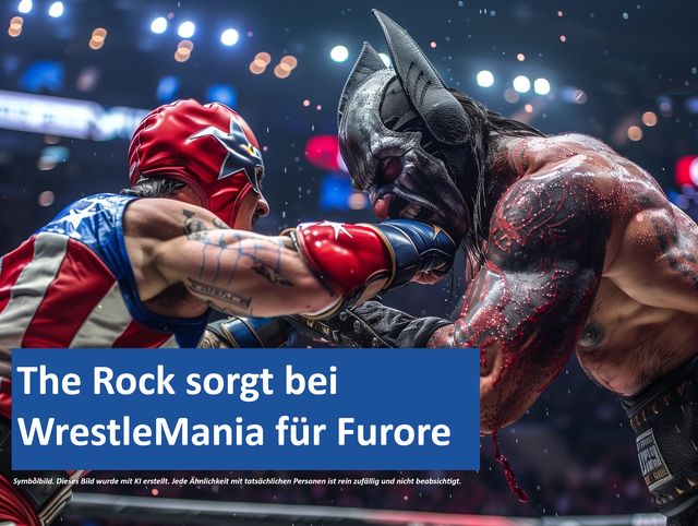 The Rock sorgt bei WrestleMania für Furore