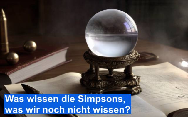 Was wissen die Simpsons, was wir noch nicht wissen