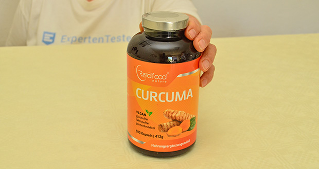 Redfood Bio Kurkuma Kapseln im Test - Hergestellt in Deutschland