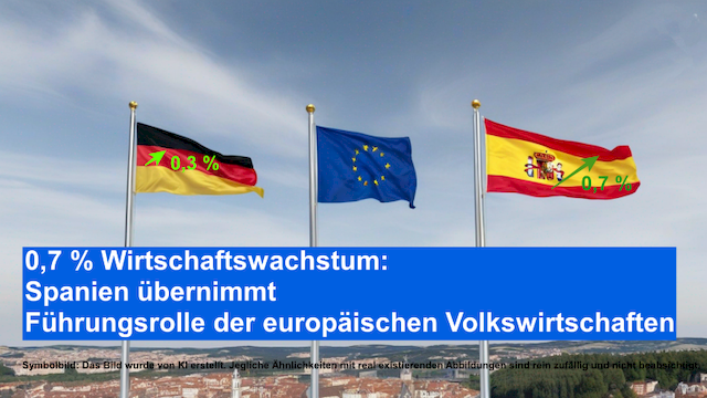 0,7 % Wirtschaftswachstum_ Spanien übernimmt Führungsrolle der europäischen Volkswirtschaften