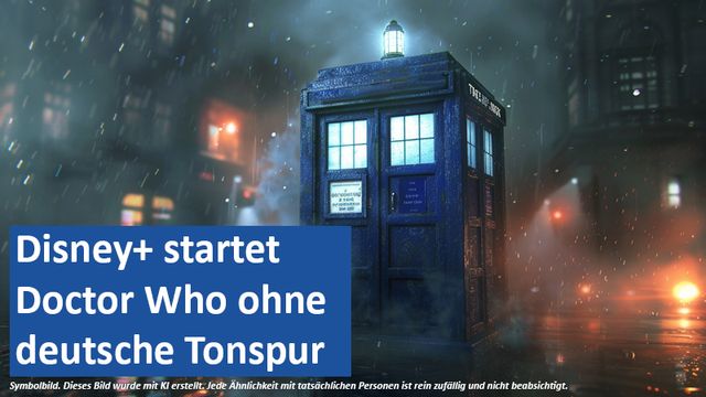 16.05 GER-MSN-ET Disney+ startet Doctor Who ohne deutsche Tonspur