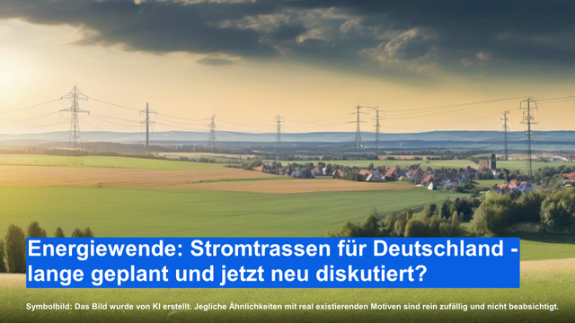 Energiewende_ Stromtrassen für Deutschland - lange geplant und jetzt neu diskutiert_