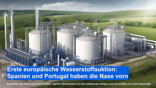 Erste europäische Wasserstoffauktion_ Spanien und Portugal haben die Nase vorn