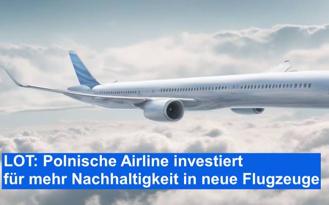 LOT Polnische Airline investiert für mehr Nachhaltigkeit in neue Flugzeuge