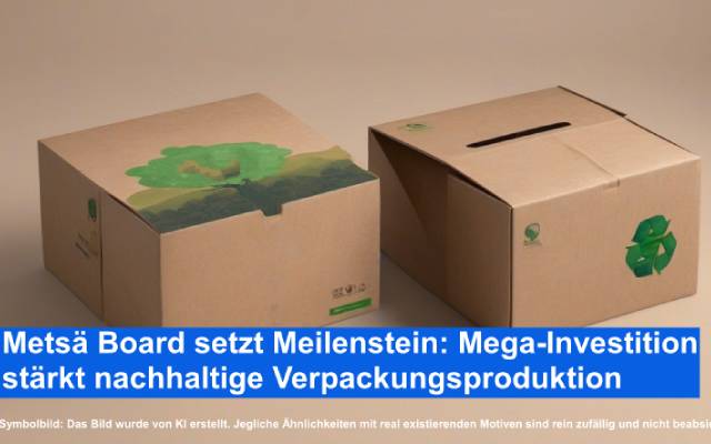 Metsä Board setzt Meilenstein: Mega-Investition stärkt nachhaltige Verpackungsproduktion