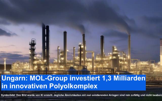Ungarn: MOL-Group investiert 1,3 Milliarden in innovativen Polyolkomplex