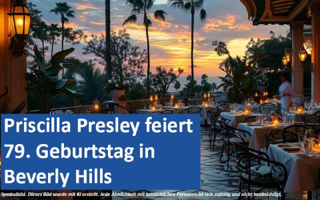 Priscilla Presley feiert 79. Geburtstag in Beverly Hills