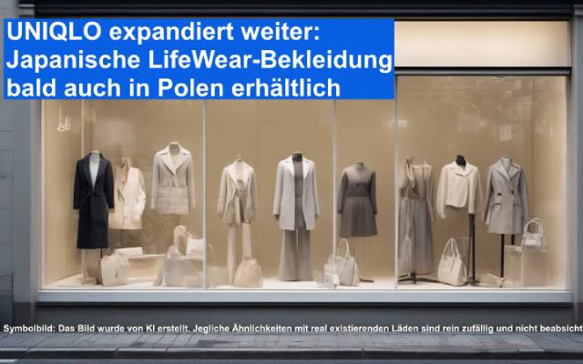 UNIQLO expandiert weiter: Japanische LifeWear-Bekleidung bald auch in Polen erhältlich