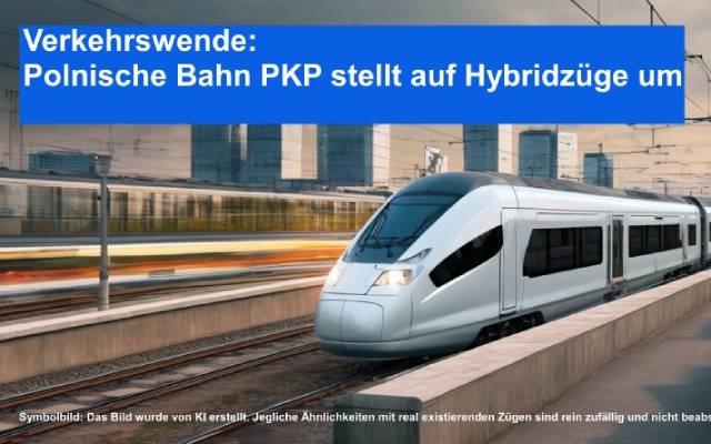 Verkehrswende Polnische Bahn PKP stellt auf Hybridzüge um