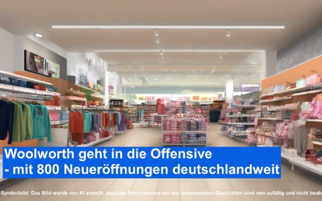 Woolworth geht in die Offensive - mit 800 Neueröffnungen deutschlandweit