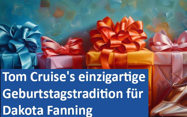 Tom Cruise's einzigartige Geburtstagstradition für Dakota Fanning 