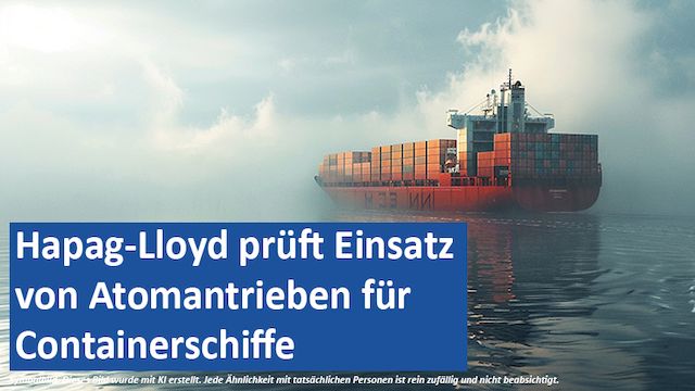 07062024 06 GER Hapag-Lloyd prüft Einsatz von Atomantrieben für Containerschiffe