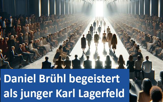 Daniel Brühl begeistert als junger Karl Lagerfeld 