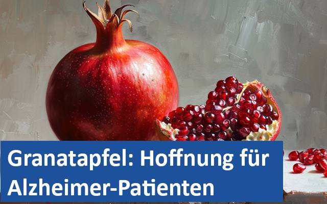 Granatapfel Hoffnung für Alzheimer-Patienten