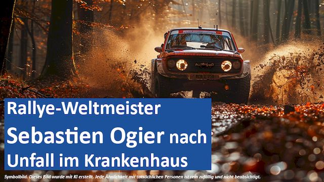 26062024 10 GER Rallye-Weltmeister Sebastien Ogier nach Unfall im Krankenhaus