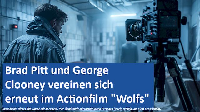 30.05.GER-MSN-ET Brad Pitt und George Clooney vereinen sich erneut im Actionfilm Wolfs